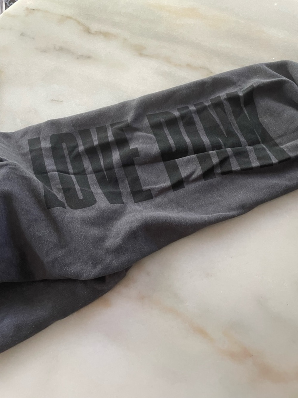 PINK Victoria's Secret Gray womens Sweatpants with Side PINK Logo size XS - Picture 3 of 4